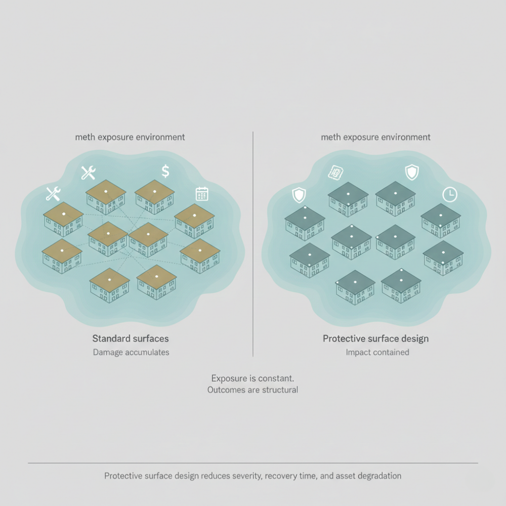 Meth Harm in Housing Is Structural — Why Protective Surface Design Matters Meth Harm in Housing Is Structural — Why Protective Surface Design Matters